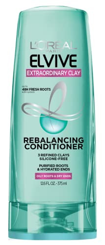 L'Oreal Paris Elvive Extraordinary Clay Rebalancing Conditioner, 12.6 fl; oz; (Packaging May Vary)