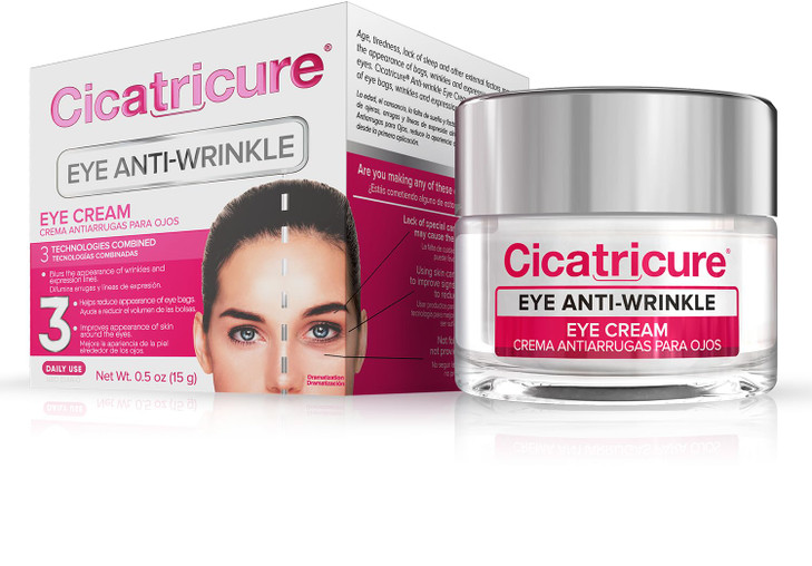 Cicatricure Blur & Filler Anti-Wrinkle Eye Treatment: Advanced Formula for Fine Lines, Under-Eye Bags & Skin Rejuvenation, Hydrating Eye Cream for Da