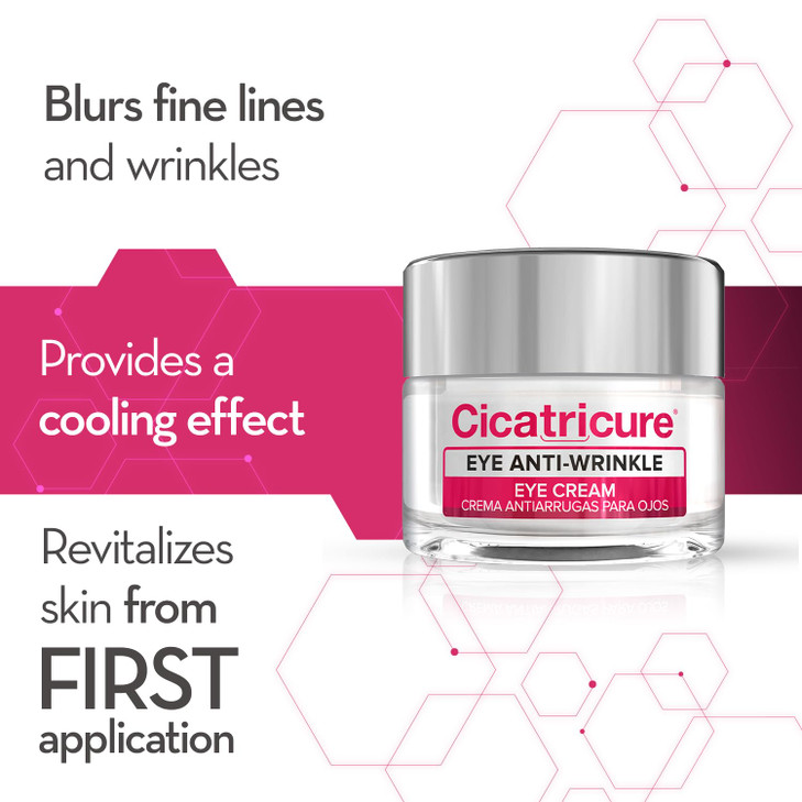 Cicatricure Blur & Filler Anti-Wrinkle Eye Treatment: Advanced Formula for Fine Lines, Under-Eye Bags & Skin Rejuvenation, Hydrating Eye Cream for Da