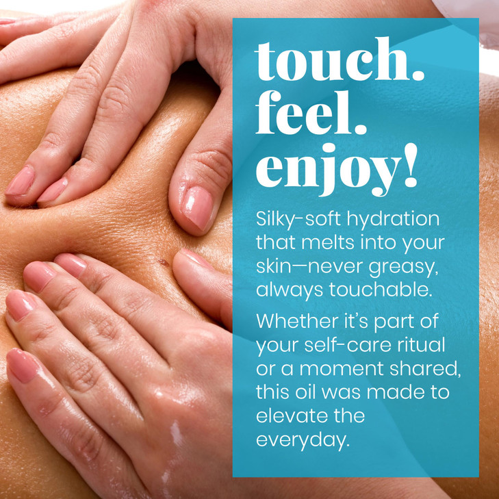 Skinsations - Vanilla Massage Oil for Massage Therapy - 8oz | Body Oil for Relaxation, Sore Muscles & Aromatherapy | Sweet Almond, Coconut, Jojoba &