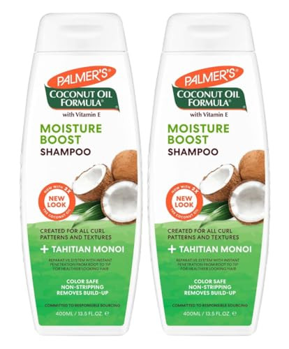 Palmers Coconut Oil Moisture Boost Shampoo 13.5 Ounce (400ml) (Pack of 2)