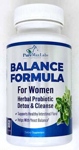 YUMMYVITE Balance Complex for Women - for Vaginal Health, Herbal Detox & Cleanse, Vaginal Probiotics, Supports Healthy Intestinal Flora, Helps with Y