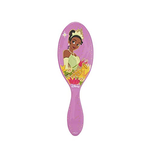 Wet Brush Original Detangler Brush - Tiana, Ultimate Princess Celebration - All Hair Types - Ultra-Soft Bristles Glide Through Tangles with Ease - Pa