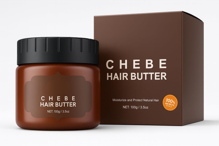 100% Natural CHEBE Hair Butter Cream, Serum Made from Authentic African CHEBE Powder For Hair Growth & thickening