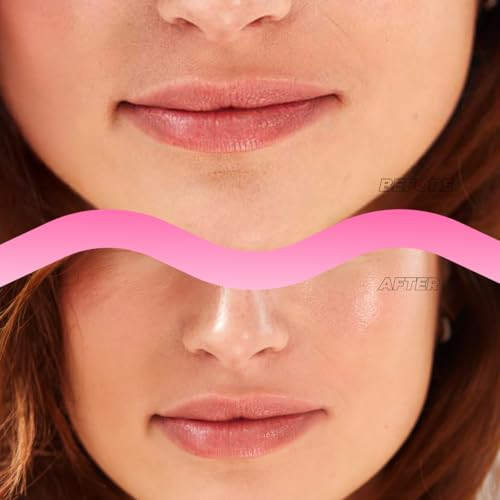 Instant Lip Filler Mask for Plumped Lips in 30 Mins with Vegan Collagen & Hyaluronic Acid - 3 Pack Korean Lip Mask Patches with 400 Dissolving Micro-