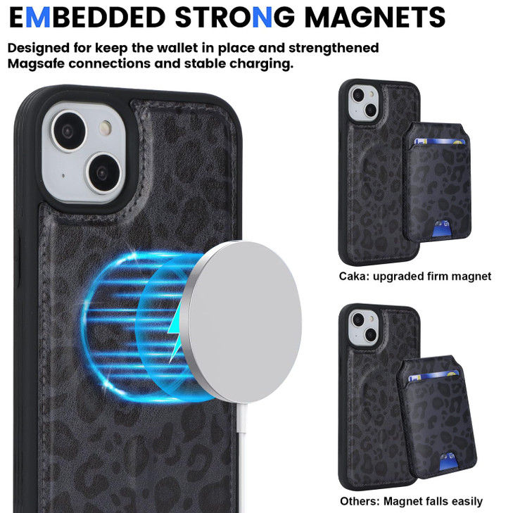 SailorTech for iPhone 15 case with Credit Card Holder mag Safe,for iPhone 15 Phone Leather Case Wallet for Women Compatible mag Safe Wallet Detachabl