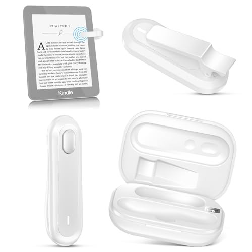 ODPOP Page Turner for Kindle Paperwhite, Remote Control Page Turner with Charging Case for Kindle iPad iPhone, Wireless Clicker for Colorsoft Scribe