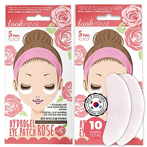 Eye Mask for Puffiness - Under Eye Patches for Dark Circles - Korean Under Eye Mask Patches for Puffy Eyes - Eye Gel Pads Depuffing Eye Brightener wi