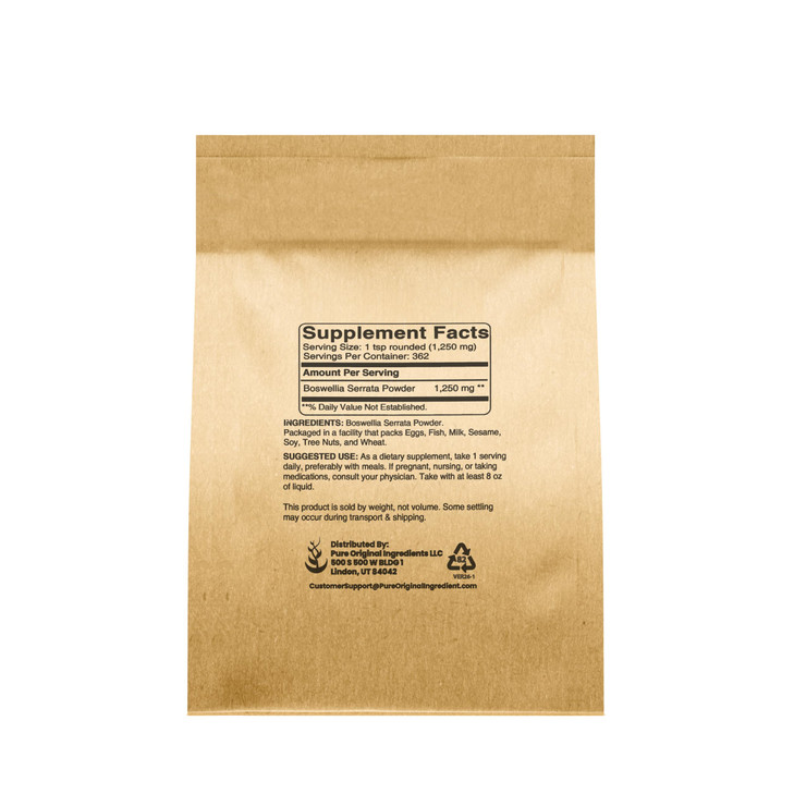 PURE ORIGINAL INGREDIENTS Boswellia Serrata Extract (8oz) Herbal Supplement Powder, Non-GMO