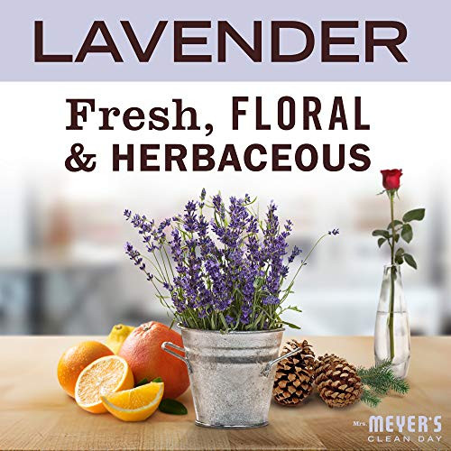 MRS. MEYER'S CLEAN DAY Moisturizing Body Wash for Women and Men, Shower Gel Formula Made with Essential Oils, Lavender, 16 oz
