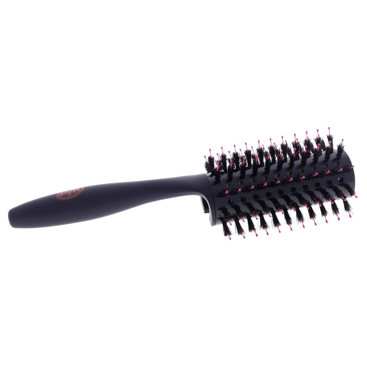 Wet Brush Straighten & Style Round Brush - for All Hair Types - A Perfect Blow Out with Less Pain, Effort and Breakage - Open Barrel Design For High