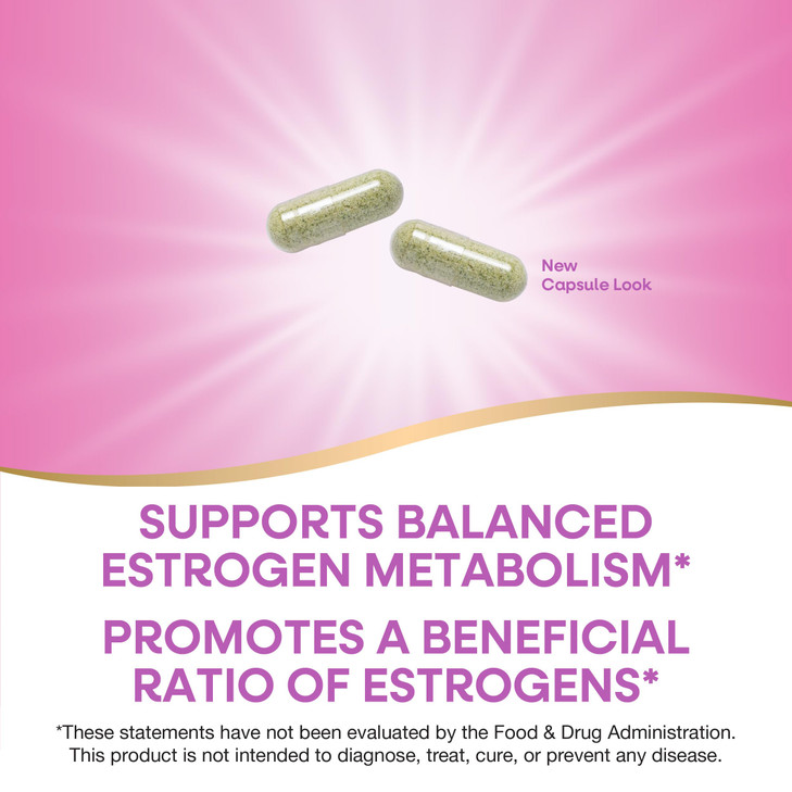 Nature's Way DIM-Plus, DIM Supplement, Supports Balanced Estrogen Metabolism*, Supports Estrogen Hormone Balance*, Diindolylmethane, 60 Vegan Capsule