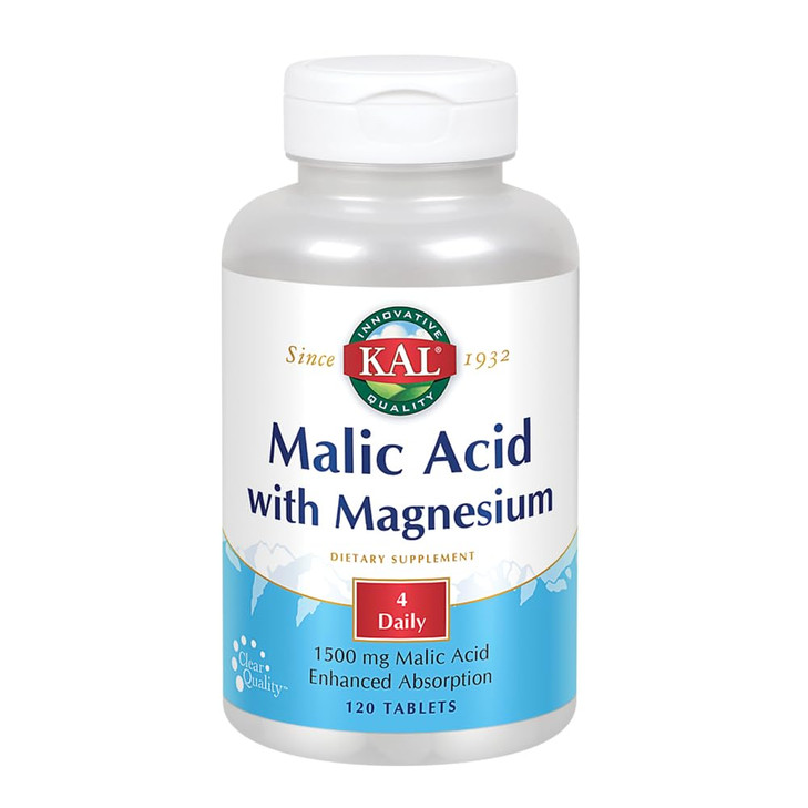 Kal Malic Acid with Magnesium Tablets, 120 Count