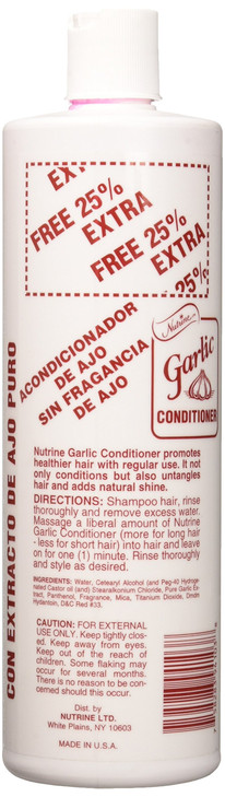 Nutrine Garlic Conditioner 20 oz