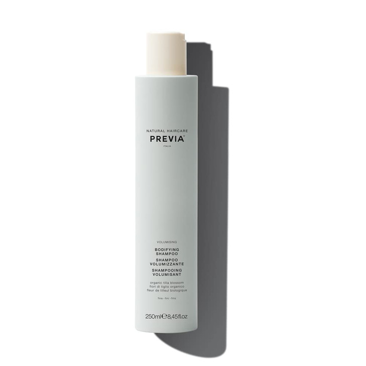 PREVIA Volumizing Bodifying Shampoo | Volumizing Shampoo for Fine & Thin Hair | Add Strength, Body & Shine | Natural Italian Formula with Organic Til