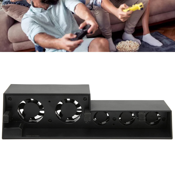 for Cooling Fan, USB External Cooler 5 Fan Temperature Control for Gaming Console, with 2 Working Modes and 3 Different Cooling Modes