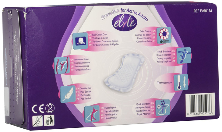 ELYTE Incontinence Pads Mini, 20 CT