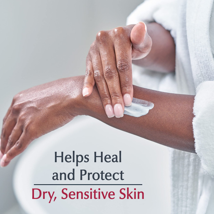 Eucerin Original Healing Rich Body Lotion for Extremely Dry, Compromised Skin, Emollient Enriched Body Moisturizer, 16.9 Fl Oz Bottle