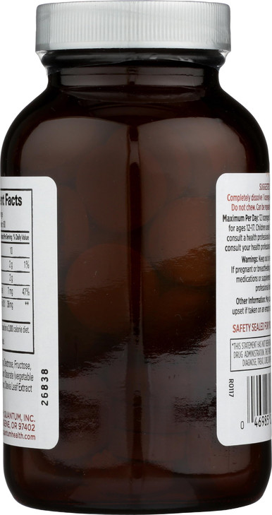 Quantum Health TheraZinc Elderberry Lozenges, Made with Zinc Gluconate for Immune Support, 60 Count