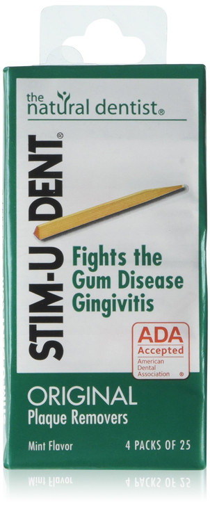 Stim-U-Dent Plaque Removers Mint 100 Each (Pack of 6)