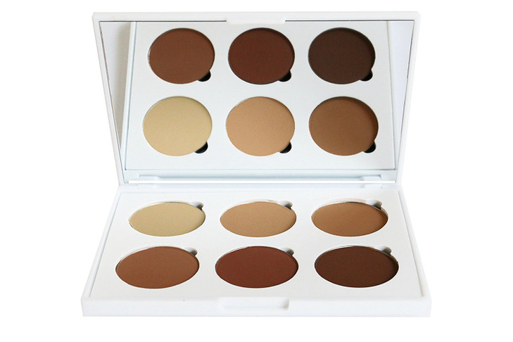 Lagure Minerals Powder Contour Kit - Premium Bronzer and Contour Palette for Flawless Highlighting and Contouring - Step-by-Step Contour Guide Includ