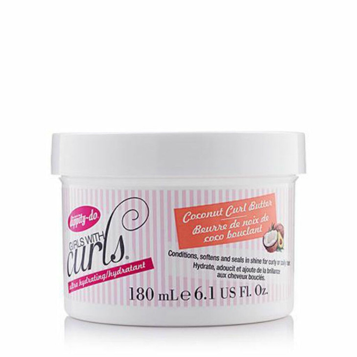 Dippity Do Girls WIth Curls Coconut Curl Butter, 6.1 Oz.
