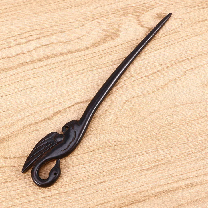 Wooden Hair Stick for Buns, Handmade Carved Wooden Hairpin Hair Fork Vintage Chinese Hair Chopsticks for Women Long Hair Accessories