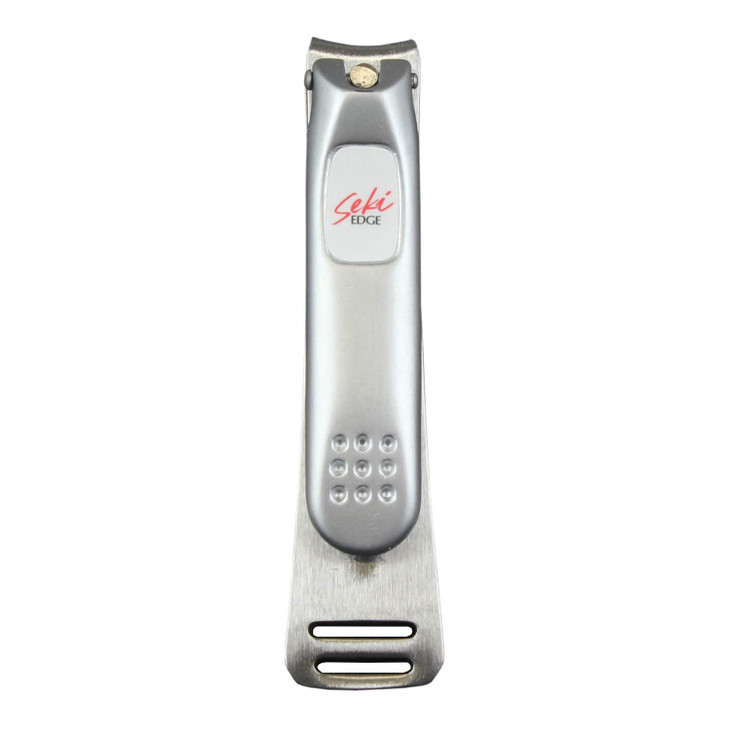 Seki Edge Nail Clippers (SS-106) - Stainless Steel Fingernail Clippers for Men & Women - Sharp Cutting Edges for Thick Nails - Professional & Home Us