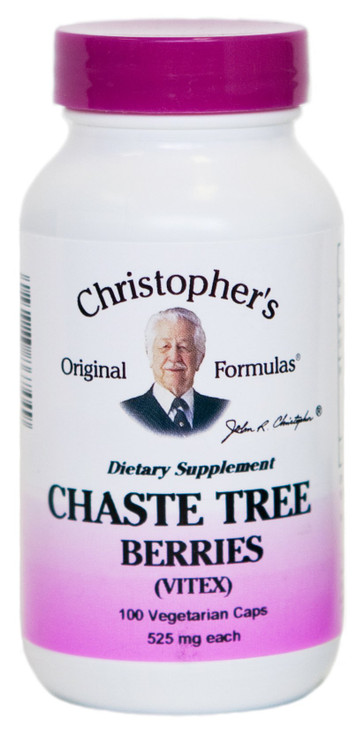 Dr. Christopher's Formula Chaste Tree Berries, 100 VCaps 525 Milligrams