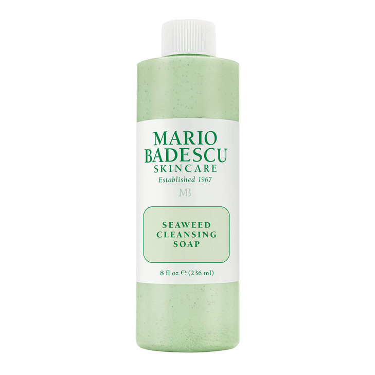 Mario Badescu Seaweed Cleansing Soap for All Skin Types |Creamy Cleanser that Gently Exfoliates |Formulated with Seaweed Grains & Bladderwrack Extrac