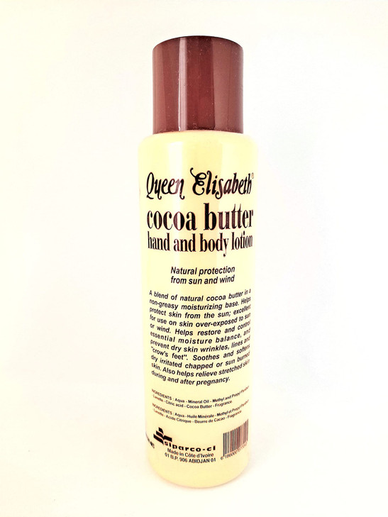Queen Elisabeth Cocoa Butter Hand and Body Lotion