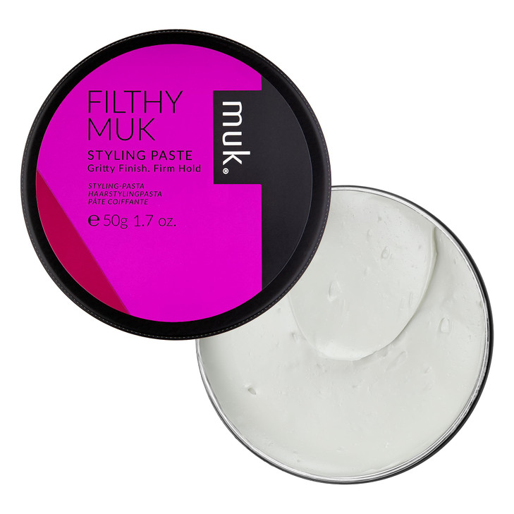 MUK. Haircare Filthy Gritty Finish Styling Paste, Hair Product, Hair Paste For Men, Firm Hold, Gritty Finish, Medium Shine - 1.7oz