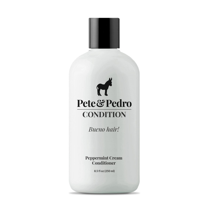 Pete & Pedro PEPPERMINT CONDITION - Peppermint Daily Haircare Conditioner for Men & Women | Creamy Conditioner Hydrates & Heals Dry, Damaged Hair | A
