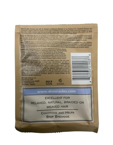 Dr. Miracle's Feel It Formula Deep Conditioning Treatment, 1.75 oz (Pack of 6)