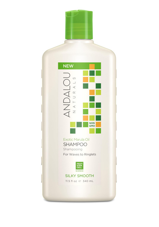 Andalou Naturals Exotic Marula Oil Silky Smooth Shampoo, 11.5 Oz