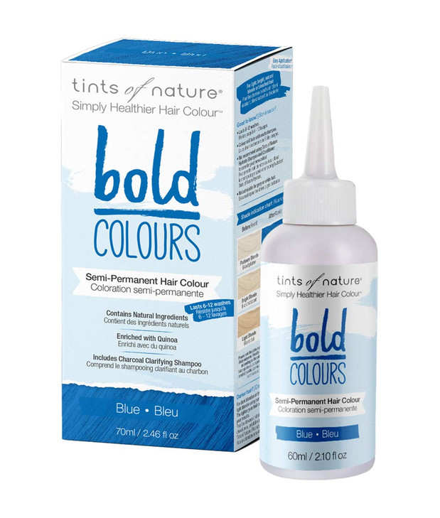 TINTS OF NATURE Blue Bold Hair Colour, 70 ML