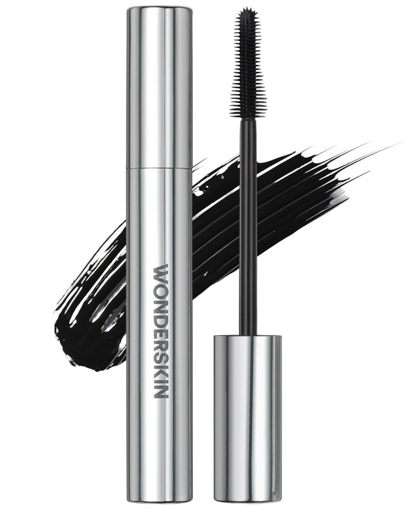 Wonderskin Mascara - Black Mascara for Volume, Length, and Curl - Lengthening, Volumizing & Smudge Proof Lash Makeup