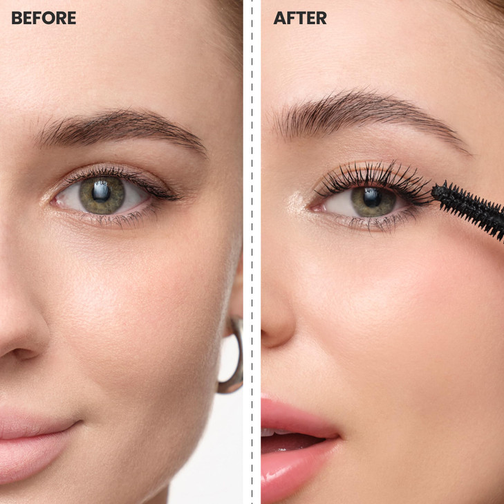 Wonderskin Mascara - Black Mascara for Volume, Length, and Curl - Lengthening, Volumizing & Smudge Proof Lash Makeup