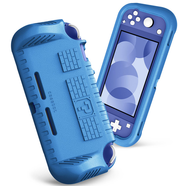 Fintie Kids Case for Nintendo Switch Lite 2019 with Game Card Slots - [Ultralight] Shockproof Protective Cover with Ergonomic Grip, Kids Friendly Gri