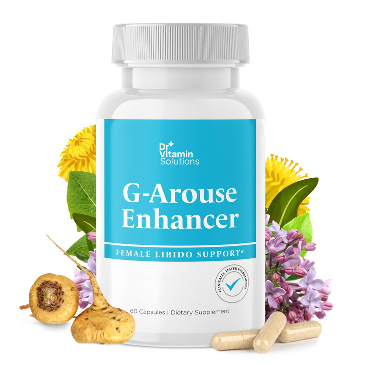 G-Arouse Enhancer for Female | Libido Booster for Women | Fast Acting Formula w/Horny Goat Weed, Maca Root, Tongkat Ali & Tribulus | Female Libido Bo