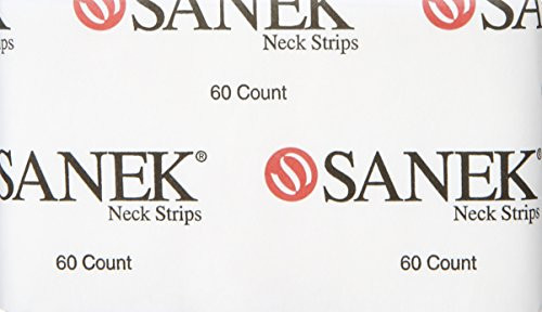 Sanek Display Neck Strips, 60 Count, Pack of 12