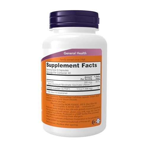 NOW Supplements, Chitosan 500 mg plus Chromium, Weight Management*, 120 Veg Capsules