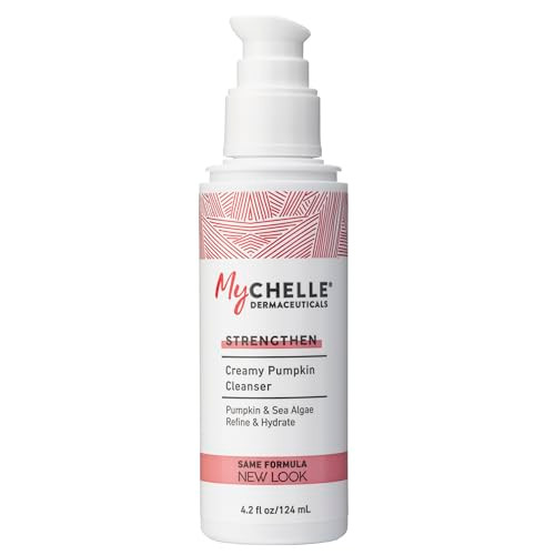 MyCHELLE Dermaceuticals Pumpkin Cleanser (4.2 Fl Oz) - Daily Facial Cleanser & Skin Cleanser with Pumpkin Seed Oil, Cloudberry Extract & Antioxidants