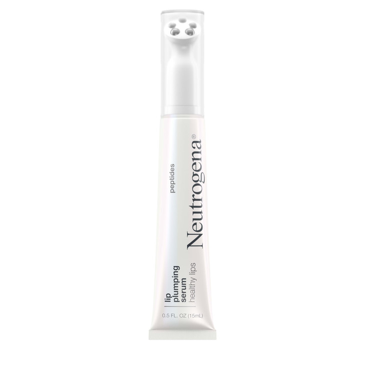Neutrogena Healthy Lips Plumping Serum, Lip Enhancer with Peptides Nourishes and Promotes the Appearance of Naturally Fuller and Plumper-Looking Lips