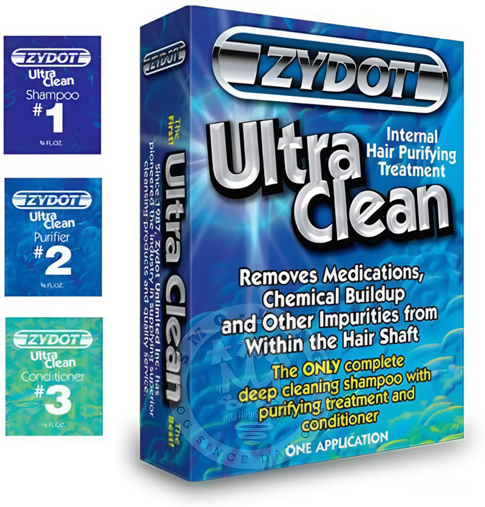 Zydot Ultra Clean Detox Shampoo Kit for Detoxing, Clear And Cleanse Your Hair follicle. Near Instant Cleansing, Toxin Removal And Detox Of Hair Folli