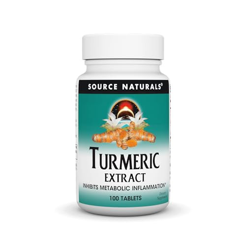 Source Naturals Turmeric Extract - Supports Healthy Inflammatory Response* - 100 Tablets