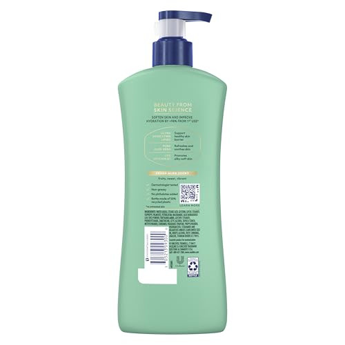 Vaseline Intensive Care Body Lotion Soothing Hydration for Dry Skin with Ultra-Hydrating Lipids + 1% Aloe Vera Extract to Refresh Dehydrated Skin 20.
