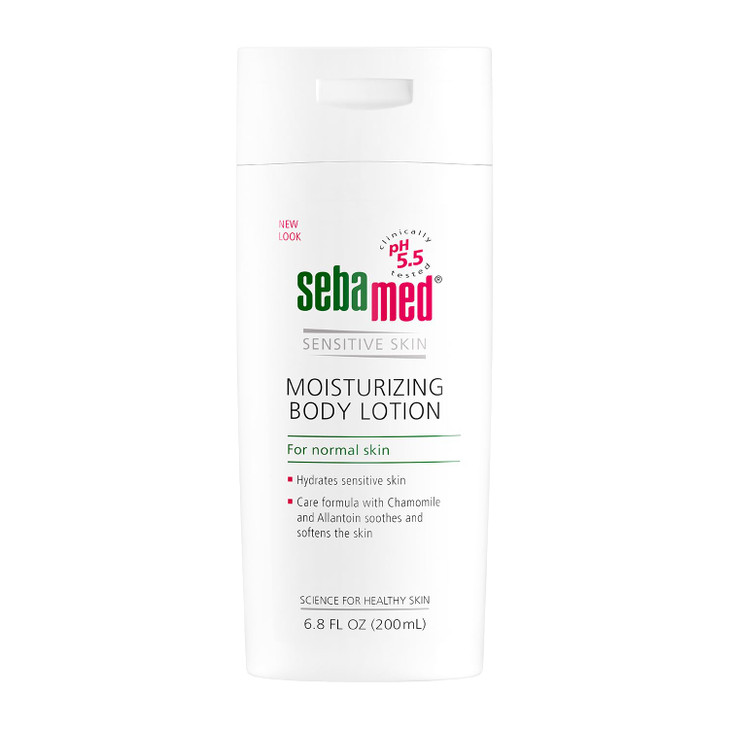 Sebamed Moisturizing Body Lotion for Sensitive Skin pH 5.5 Hypoallergenic Naturally Soothes and Moisturizes 6.8 Fluid Ounces (200 Milliliters)