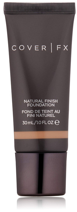 Cover FX Natural Finish Foundation: Water-based Foundation that Delivers 12-hour Coverage and Natural, Second-Skin Finish with Powerful Antioxidant P