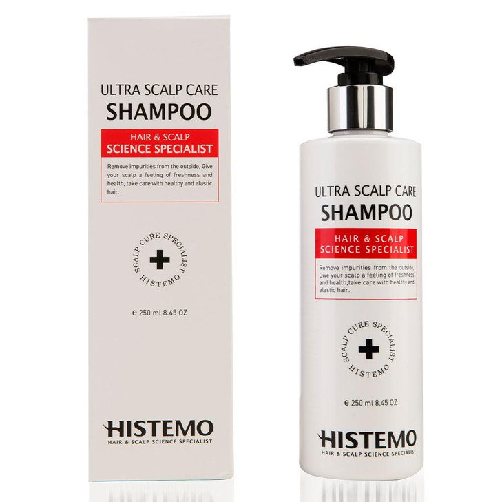 Histemo Ultra Scalp Care Shampoo: DHT Blocking Hair Restoration, Growth Promoter with Biotin for Men & Women, Prevents Loss on Oily or Colored Hair (